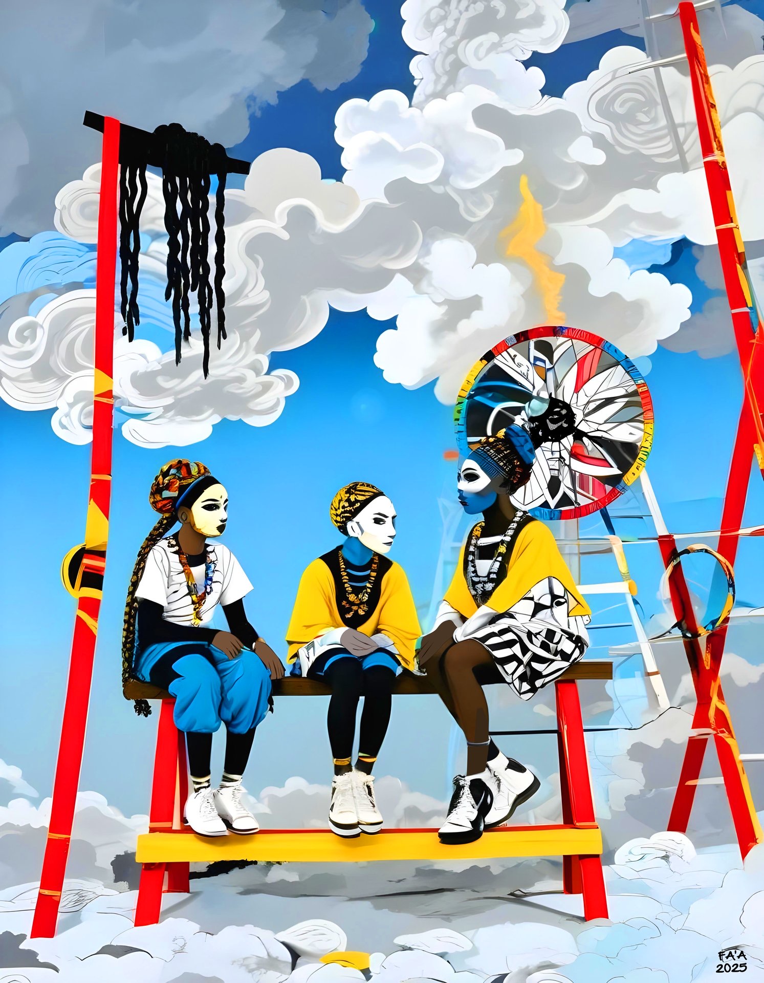 Artwork titled accomplices of the wind