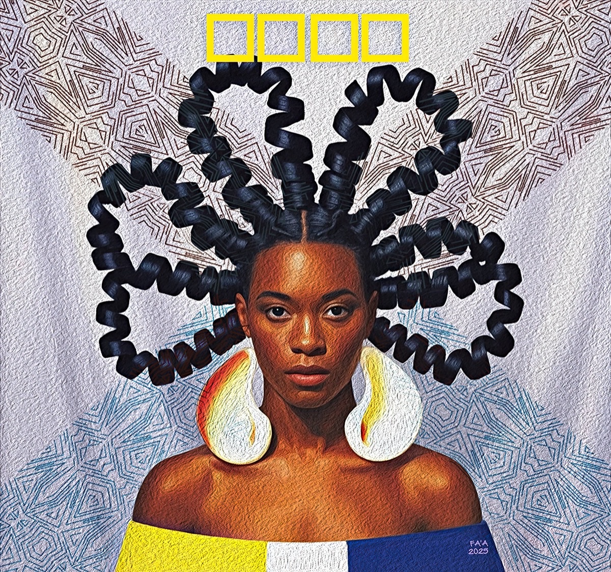 Artwork titled crowns of africa