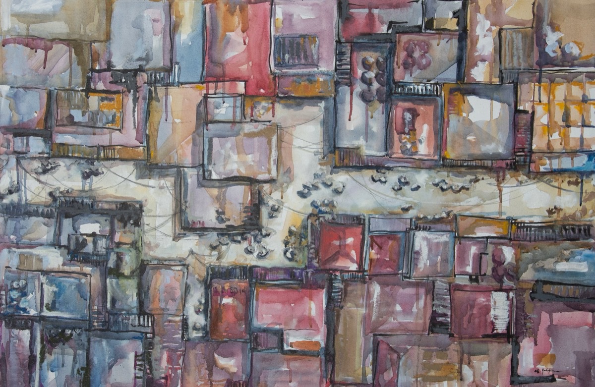 Artwork titled the city from above 11