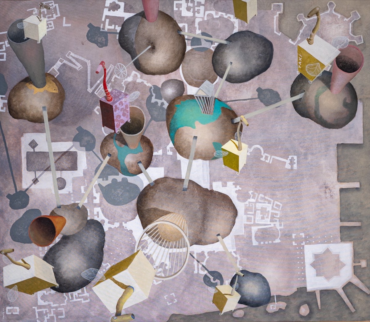 Artwork titled l’archéologie liquide