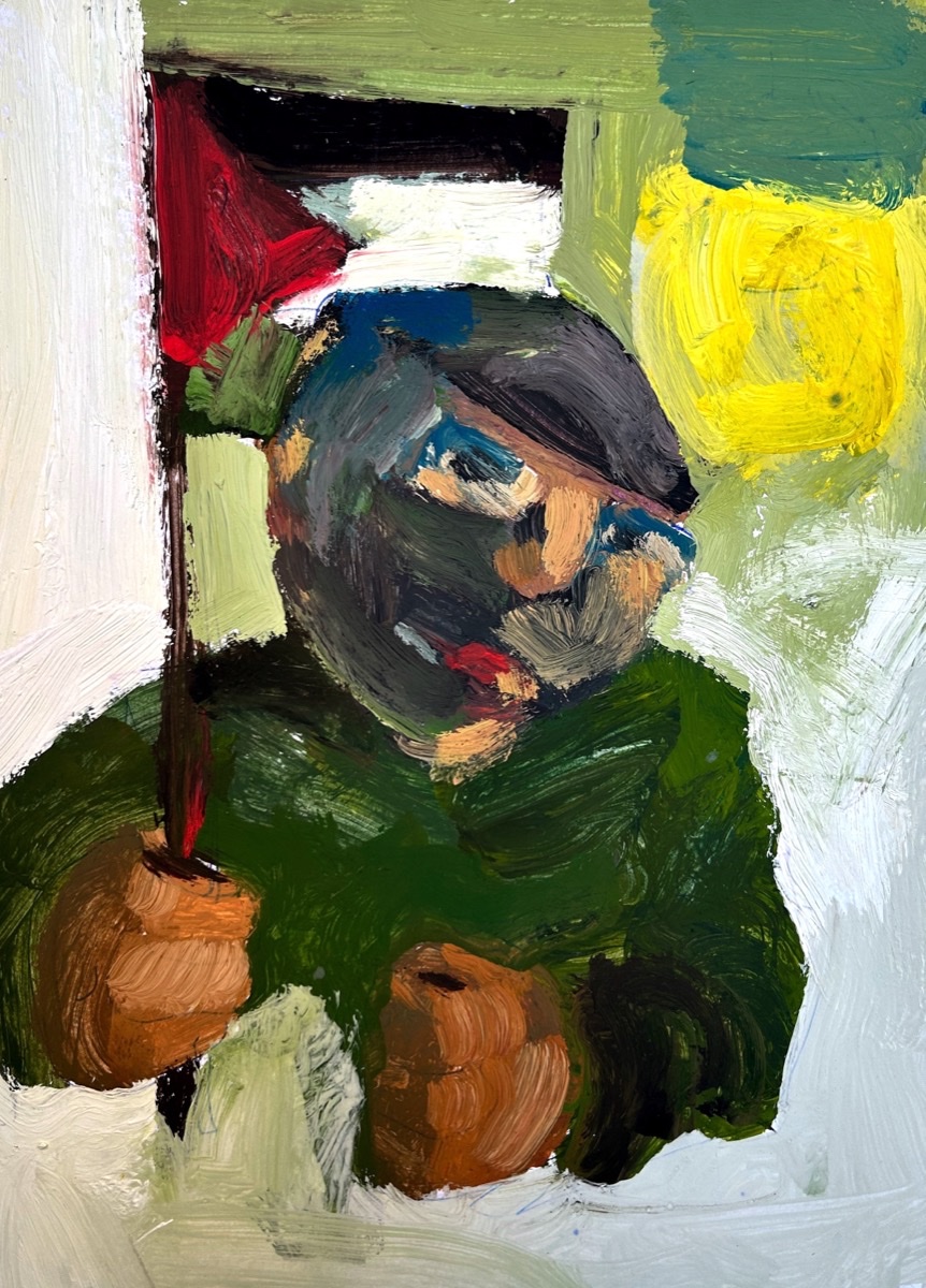 Artwork titled to survive to witness exhibition scenes from daily life gaza