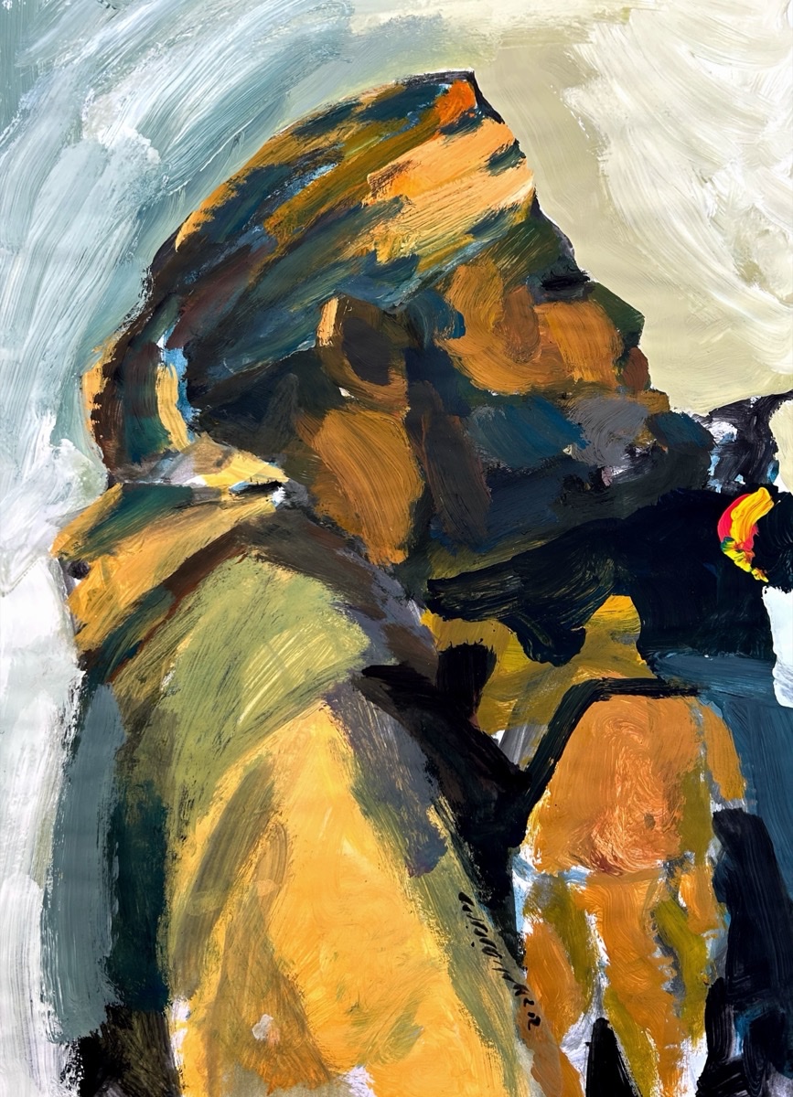 Artwork titled to survive to witness exhibition scenes from daily life gaza